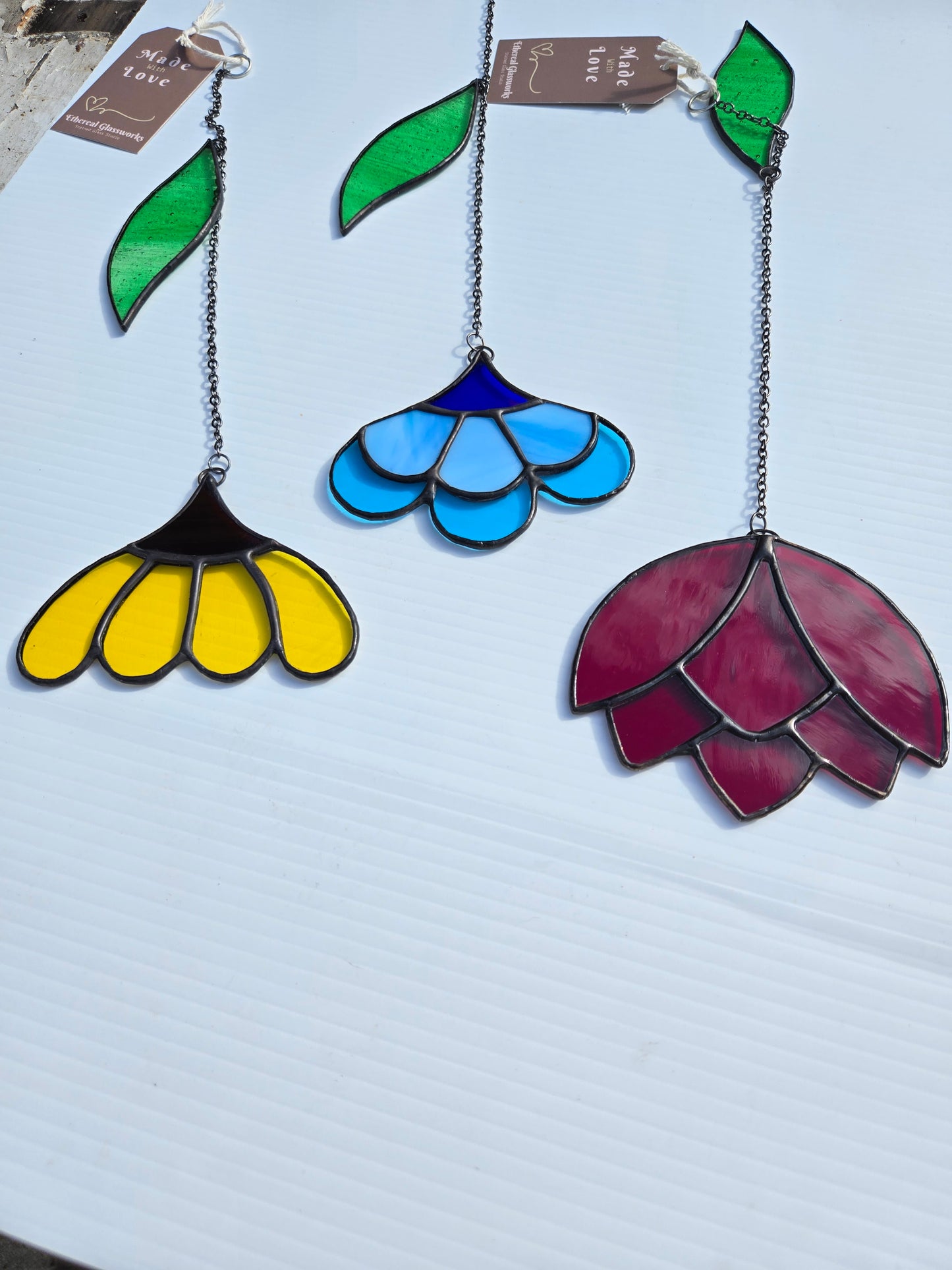 Flower Drop Suncatchers