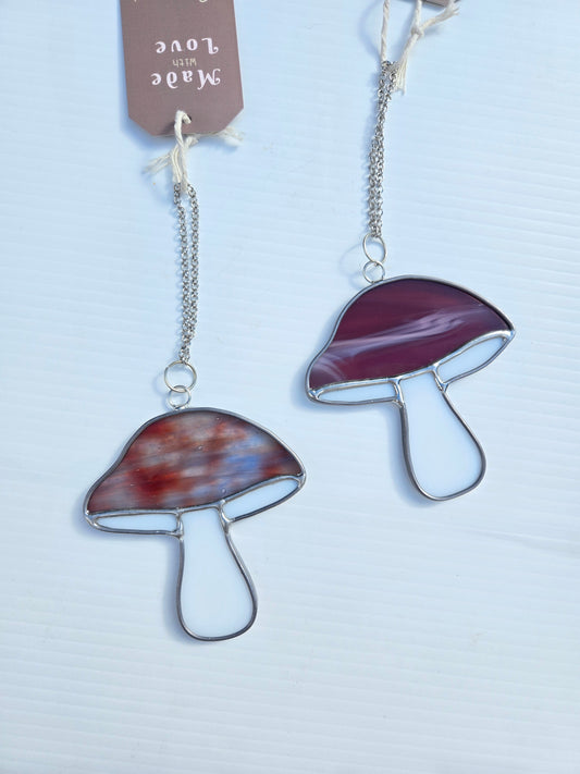 Mushroom Suncatchers